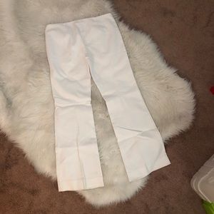 Tory Burch White Wide Leg Pants size 8